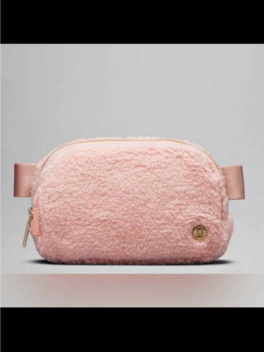lululemon athletica Pink Fuzzy Pouch